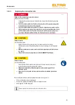 Предварительный просмотр 75 страницы ELTRA ELEMENTRAC CS-d Operating Manual