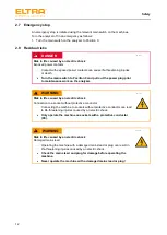 Предварительный просмотр 12 страницы ELTRA ELEMENTRAC CS-i Operating Manual