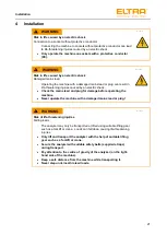 Предварительный просмотр 21 страницы ELTRA ELEMENTRAC CS-i Operating Manual