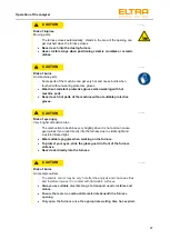 Предварительный просмотр 27 страницы ELTRA ELEMENTRAC CS-i Operating Manual