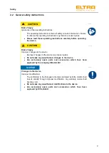 Preview for 9 page of ELTRA ELEMENTRAC ONHp2 Operating Instructions Manual