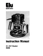 Предварительный просмотр 1 страницы Elu 3328 Instruction Manual