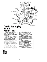 Предварительный просмотр 2 страницы Elu 3328 Instruction Manual