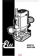 Preview for 1 page of Elu MOF96 Instruction Manual