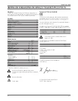 Предварительный просмотр 63 страницы Elu ps174 Instruction Manual