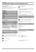 Предварительный просмотр 92 страницы Elu PS374 Manual