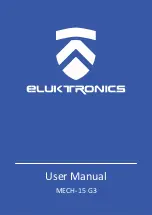 Eluktronics MECH-15 G3 User Manual preview