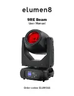 Elumen8 9RE Beam User Manual предпросмотр