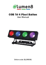 Elumen8 COB Tri 4 Pixel Batten User Manual preview