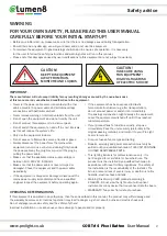 Preview for 2 page of Elumen8 COB Tri 4 Pixel Batten User Manual