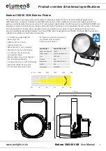 Предварительный просмотр 3 страницы Elumen8 Endura CW100 COB User Manual