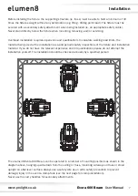 Предварительный просмотр 7 страницы Elumen8 Evora 600 Beam User Manual