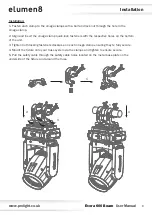 Предварительный просмотр 8 страницы Elumen8 Evora 600 Beam User Manual