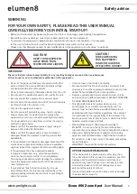 Preview for 2 page of Elumen8 Evora 850 Zoom Spot User Manual