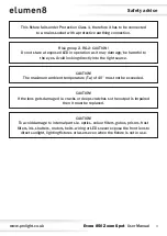 Preview for 3 page of Elumen8 Evora 850 Zoom Spot User Manual