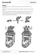 Preview for 8 page of Elumen8 Evora 850 Zoom Spot User Manual