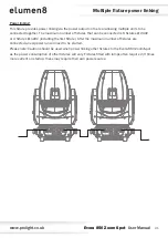 Preview for 21 page of Elumen8 Evora 850 Zoom Spot User Manual