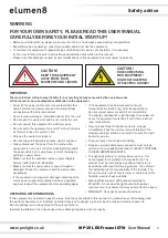 Preview for 2 page of Elumen8 MP 15 LED Fresnel DTW User Manual