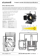 Preview for 3 page of Elumen8 MP 15 LED Fresnel DTW User Manual