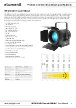 Preview for 3 page of Elumen8 MP180 LED Fresnel RGBALC User Manual