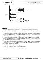 Preview for 7 page of Elumen8 MP180 LED Fresnel RGBALC User Manual