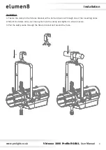 Предварительный просмотр 6 страницы Elumen8 Virtuoso 1000 Profile User Manual