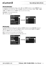 Предварительный просмотр 14 страницы Elumen8 Virtuoso 1000 Profile User Manual