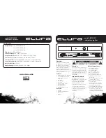 Preview for 1 page of Elura AMP 500/1 Manual