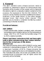 Preview for 4 page of elv ASH 2200US Operating Instructions Manual