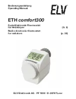 elv comfort300 Operating Manual preview