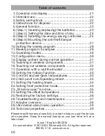 Preview for 20 page of elv comfort300 Operating Manual