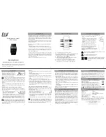 Preview for 2 page of elv ETH comfort Operating Manual