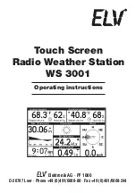 Предварительный просмотр 47 страницы elv WS 3001 Operating Instructions Manual