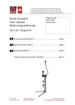 ELVA 05.132 User Manual preview