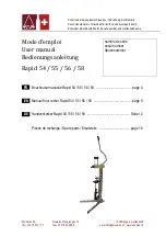 Предварительный просмотр 1 страницы ELVA Rapid 54 User Manual