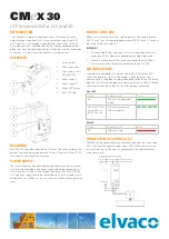 Предварительный просмотр 1 страницы Elvaco CMeX 30 Quick Manual