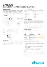 Elvaco CMeX20 Manual предпросмотр