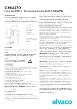 Preview for 1 page of Elvaco CMi4170 Quick Start Manual