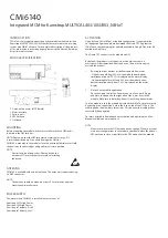 Elvaco CMi6140 Quick Start Manual предпросмотр