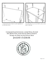 Preview for 4 page of Elves & Angels Jacob's Icebox Assembly Instructions