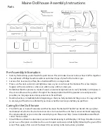 Elves & Angels Maine Assembly Instructions предпросмотр