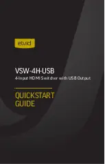 Предварительный просмотр 1 страницы Elvid VSW-4H-USB Quick Start Manual