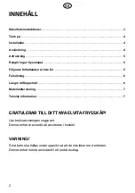 Preview for 2 page of elvita 110512 User'S Manual & Installation Manual