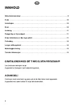 Preview for 8 page of elvita 110512 User'S Manual & Installation Manual