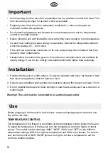 Preview for 16 page of elvita 110512 User'S Manual & Installation Manual