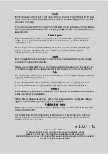 Предварительный просмотр 2 страницы elvita CBB1004X User Manual