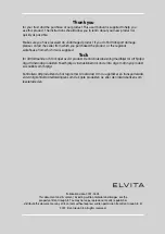 Предварительный просмотр 2 страницы elvita CSF1600V User Manual