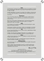 Preview for 2 page of elvita CVK2152S User Manual