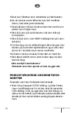 Preview for 16 page of elvita CVK5172X User Manual