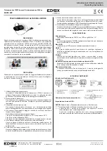 Предварительный просмотр 1 страницы Elvox 46633.220 Operating Instruction